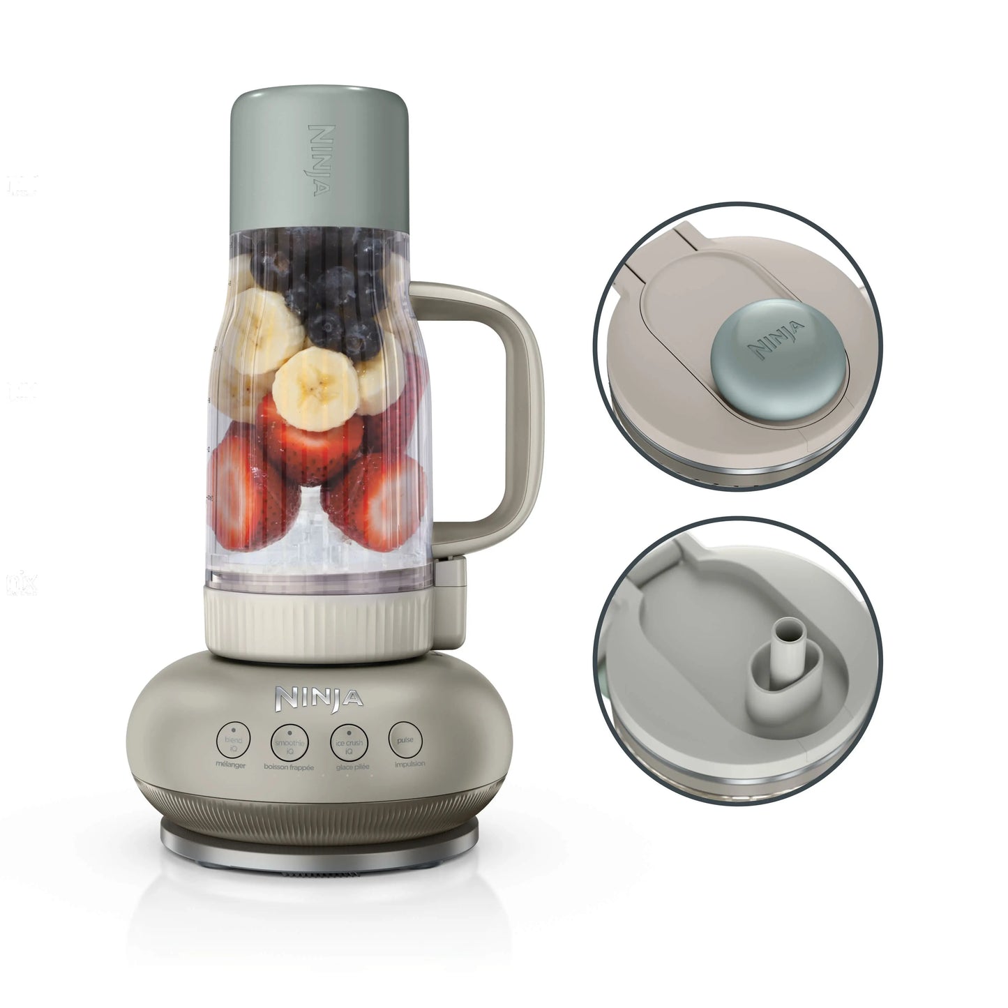 Multi Function Personal Blender Cup with Powerful Ice Crushing & 26oz Travel Tumbler