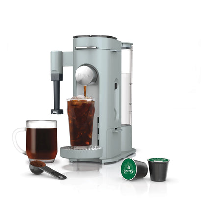 Multi Function Single Serve Coffee Maker with Built In Frother & 4 Brew Styles