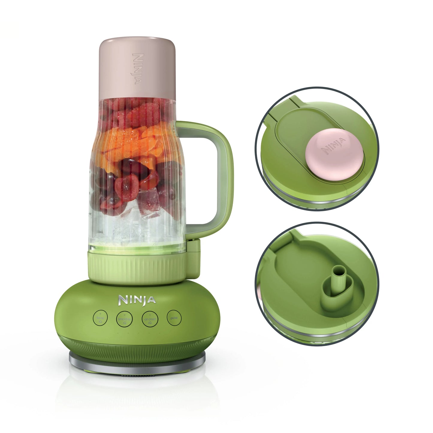 Multi Function Personal Blender Cup with Powerful Ice Crushing & 26oz Travel Tumbler