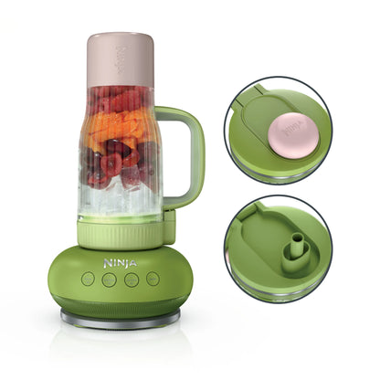 Multi Function Personal Blender Cup with Powerful Ice Crushing & 26oz Travel Tumbler