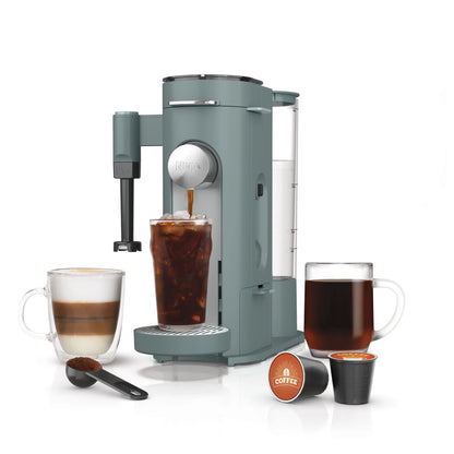 Multi Function Single Serve Coffee Maker with Built In Frother & 4 Brew Styles