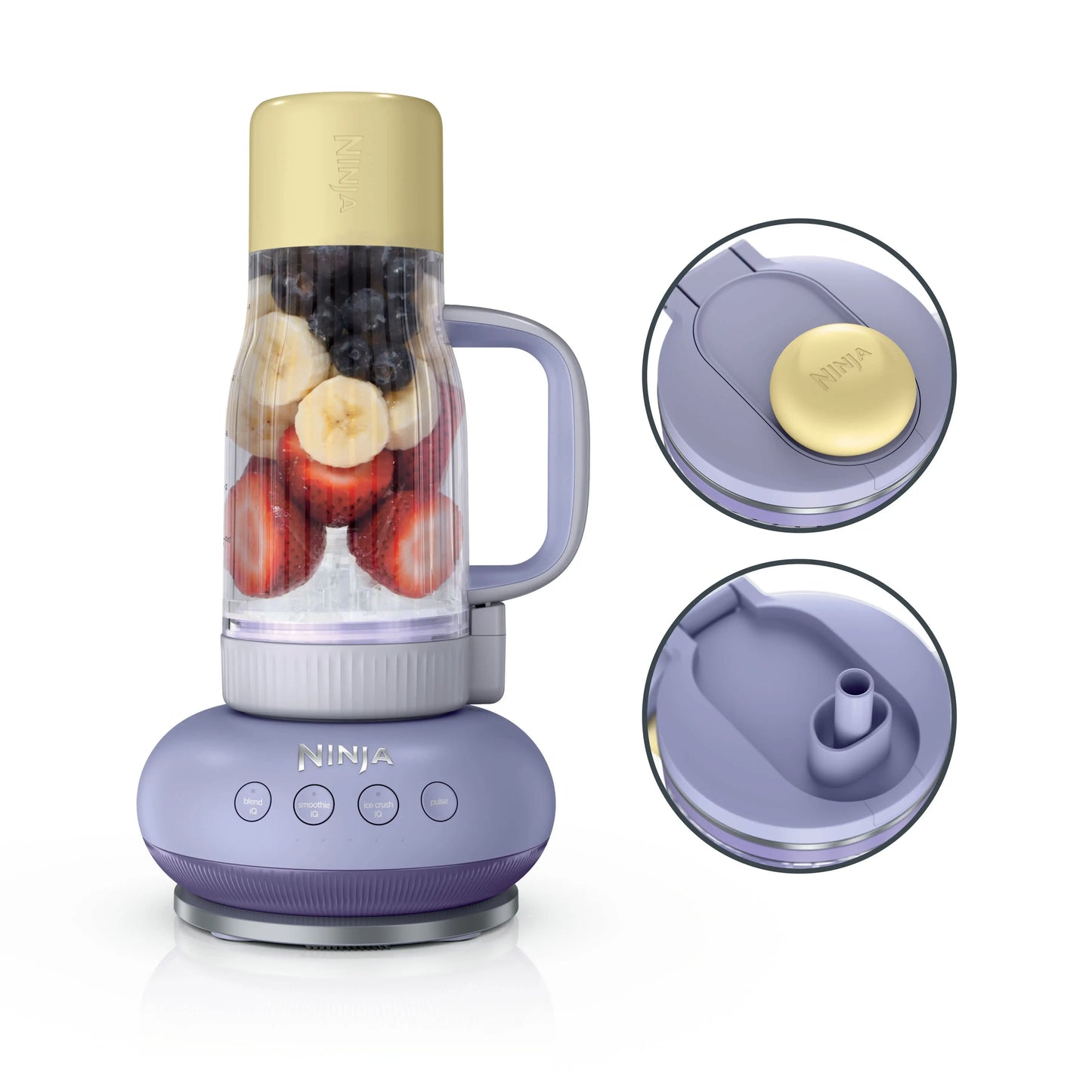 Multi Function Personal Blender Cup with Powerful Ice Crushing & 26oz Travel Tumbler