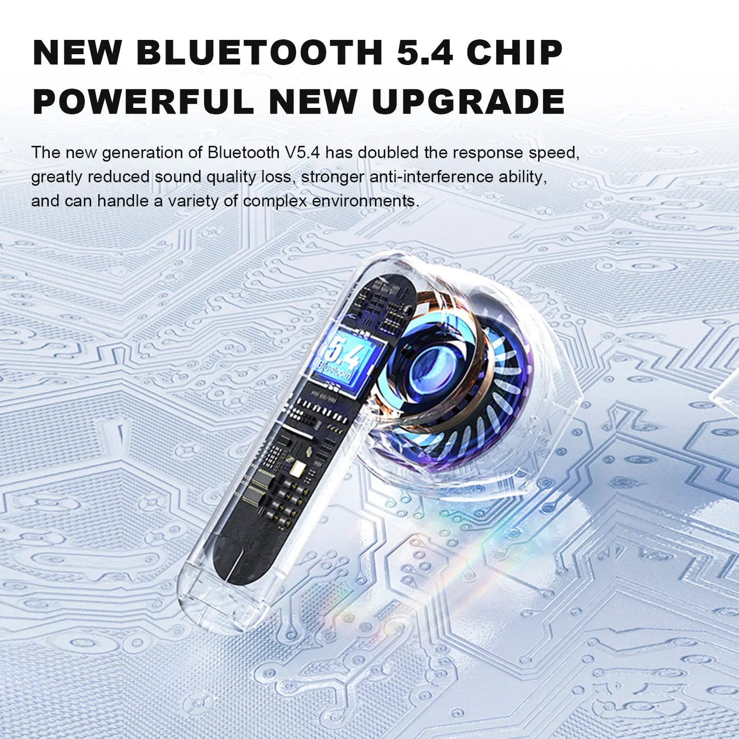 AI Voice Recording Earbuds | Real-Time Transcription, 10 Min Fast Charge, Bluetooth 5.4