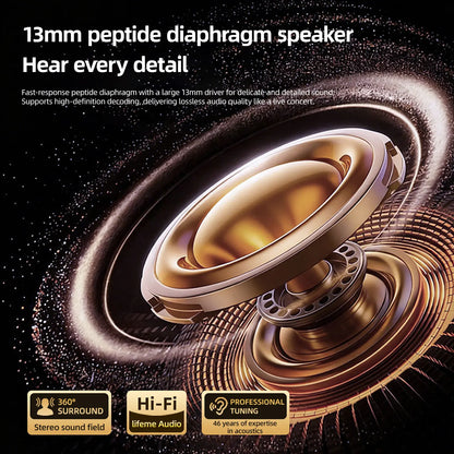 Open Ear Clip Earbuds | 100H Playtime, Bluetooth 6.0, App EQ & Clear Calls