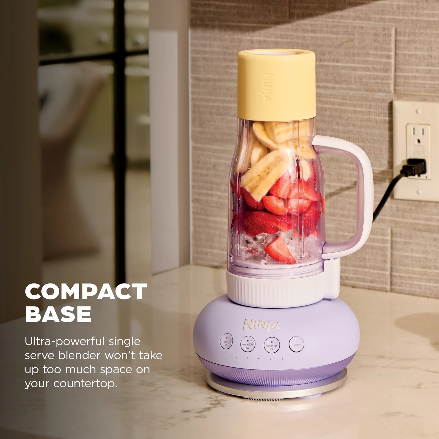 Multi Function Personal Blender Cup with Powerful Ice Crushing & 26oz Travel Tumbler