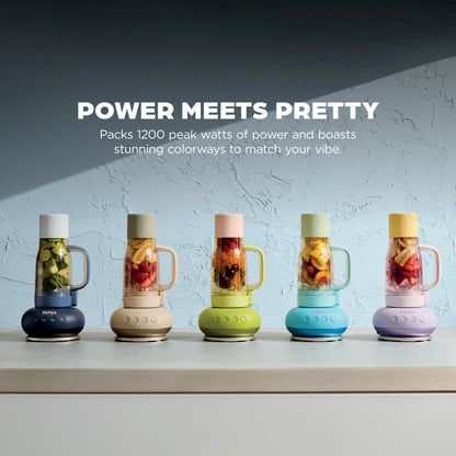 Multi Function Personal Blender Cup with Powerful Ice Crushing & 26oz Travel Tumbler