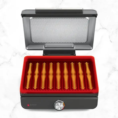 XL Indoor Griddle & Grill with Dual Cooking Plates & Precision Temperature Control