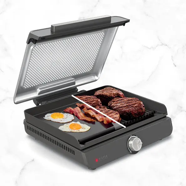 XL Indoor Griddle & Grill with Dual Cooking Plates & Precision Temperature Control