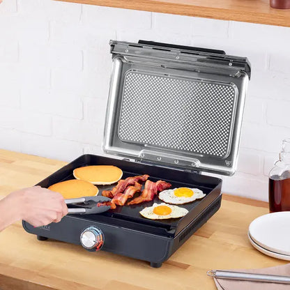 XL Indoor Griddle & Grill with Dual Cooking Plates & Precision Temperature Control