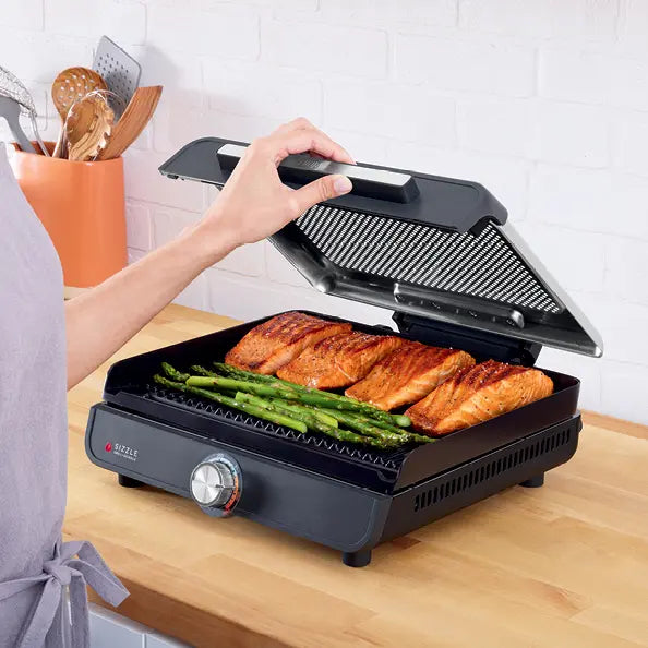 XL Indoor Griddle & Grill with Dual Cooking Plates & Precision Temperature Control