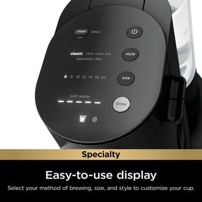 Multi Function Single Serve Coffee Maker with Built In Frother & 4 Brew Styles